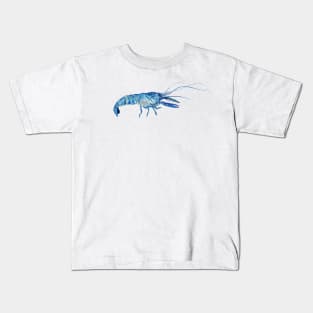 Blue Crayfish Kids T-Shirt